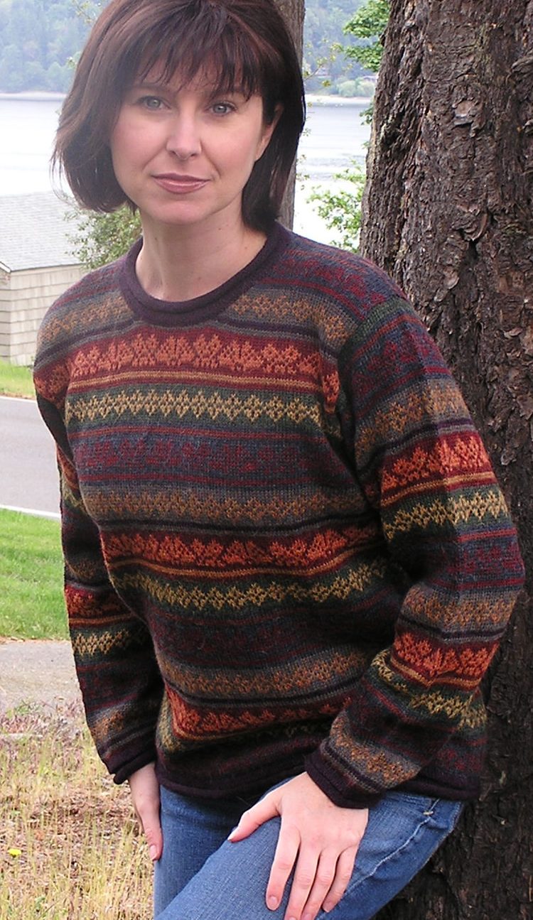 Alpaca sweater for woman by Rh-Gabriela