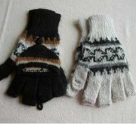Alpaca Gloves with Open Fingers