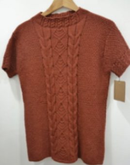 Alpaca Sweater Short Sleeve